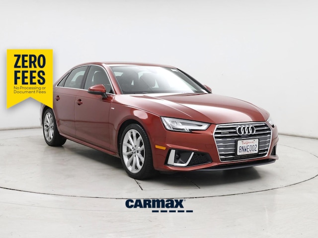Red 2019 Audi A4 Sedan All-Wheel Drive Automatic
