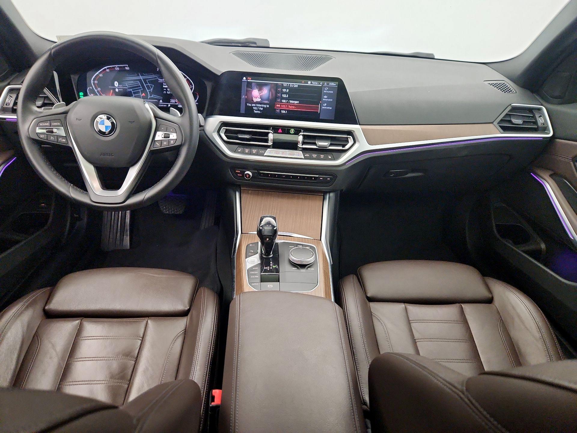 Black 2020 BMW 3 Series Sedan Rear-Wheel Drive Automatic