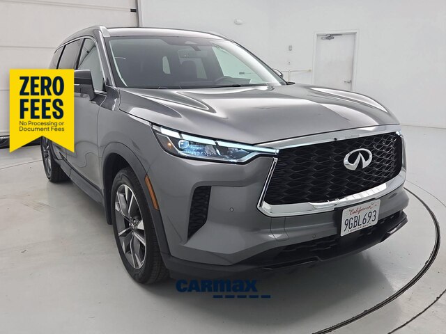 Gray 2023 INFINITI QX60 Luxe FWD SUV / Crossover Front-Wheel Drive Automatic