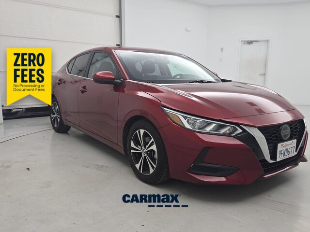 Red 2023 Nissan Sentra Sedan Front-Wheel Drive Automatic