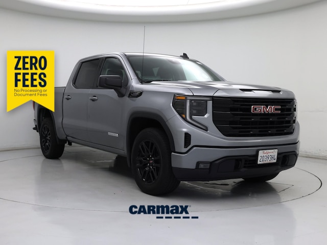 Gray 2025 GMC Sierra 1500 Elevation Crew Cab 4WD Pickup Truck Four-Wheel Drive Automatic