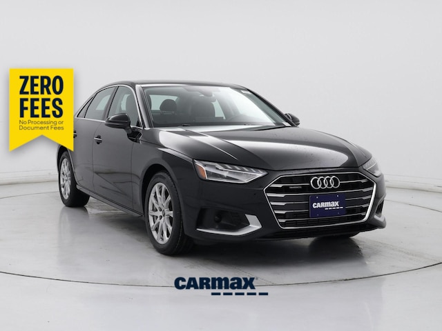 Black 2024 Audi A4 quattro Premium 40 TFSI AWD Sedan All-Wheel Drive Automatic