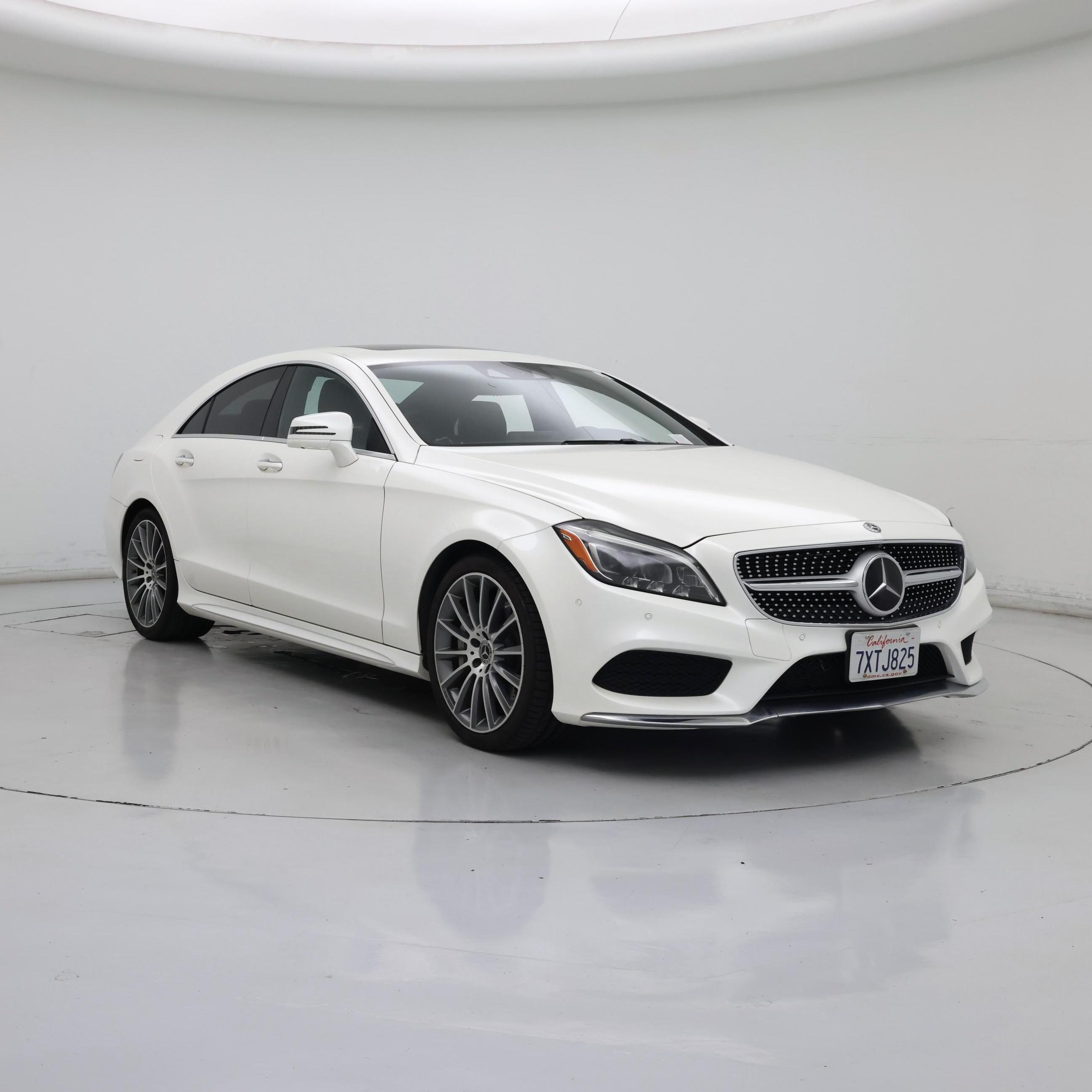 White 2017 Mercedes-Benz CLS Sedan Rear-Wheel Drive Automatic