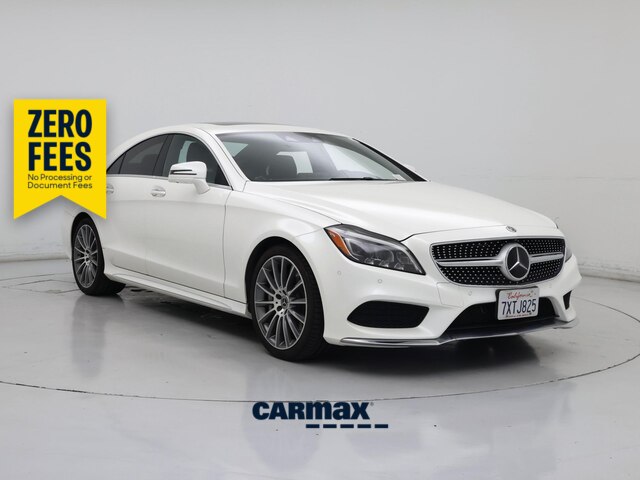 White 2017 Mercedes-Benz CLS Sedan Rear-Wheel Drive Automatic