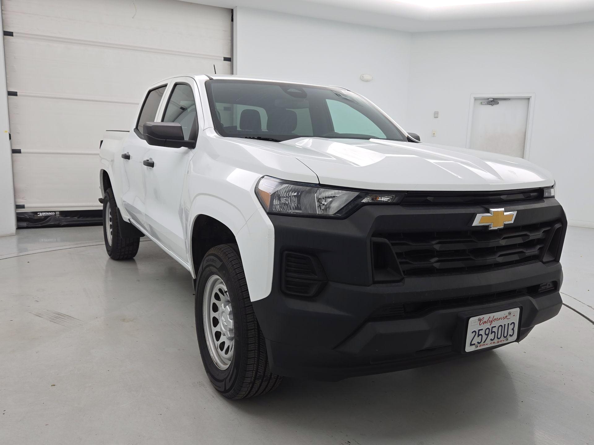 White 2023 Chevrolet Colorado Work Truck Crew Cab RWD Pickup Truck 4X2 Automatic
