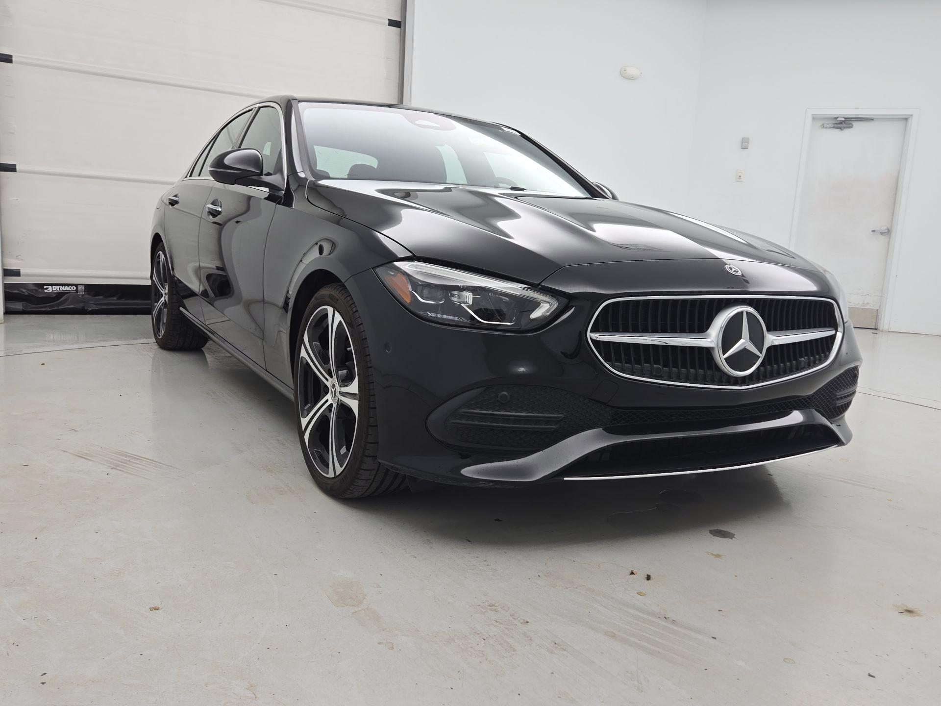 Black 2025 Mercedes-Benz C-Class C 300 RWD Sedan Rear-Wheel Drive Automatic