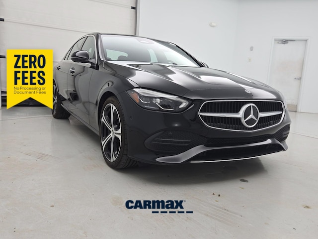 Black 2025 Mercedes-Benz C-Class C 300 RWD Sedan Rear-Wheel Drive Automatic