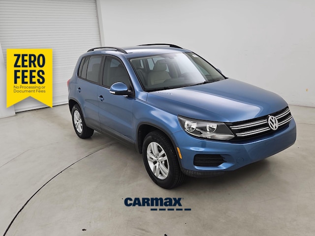 Blue 2017 Volkswagen Tiguan SUV / Crossover Front-Wheel Drive Automatic
