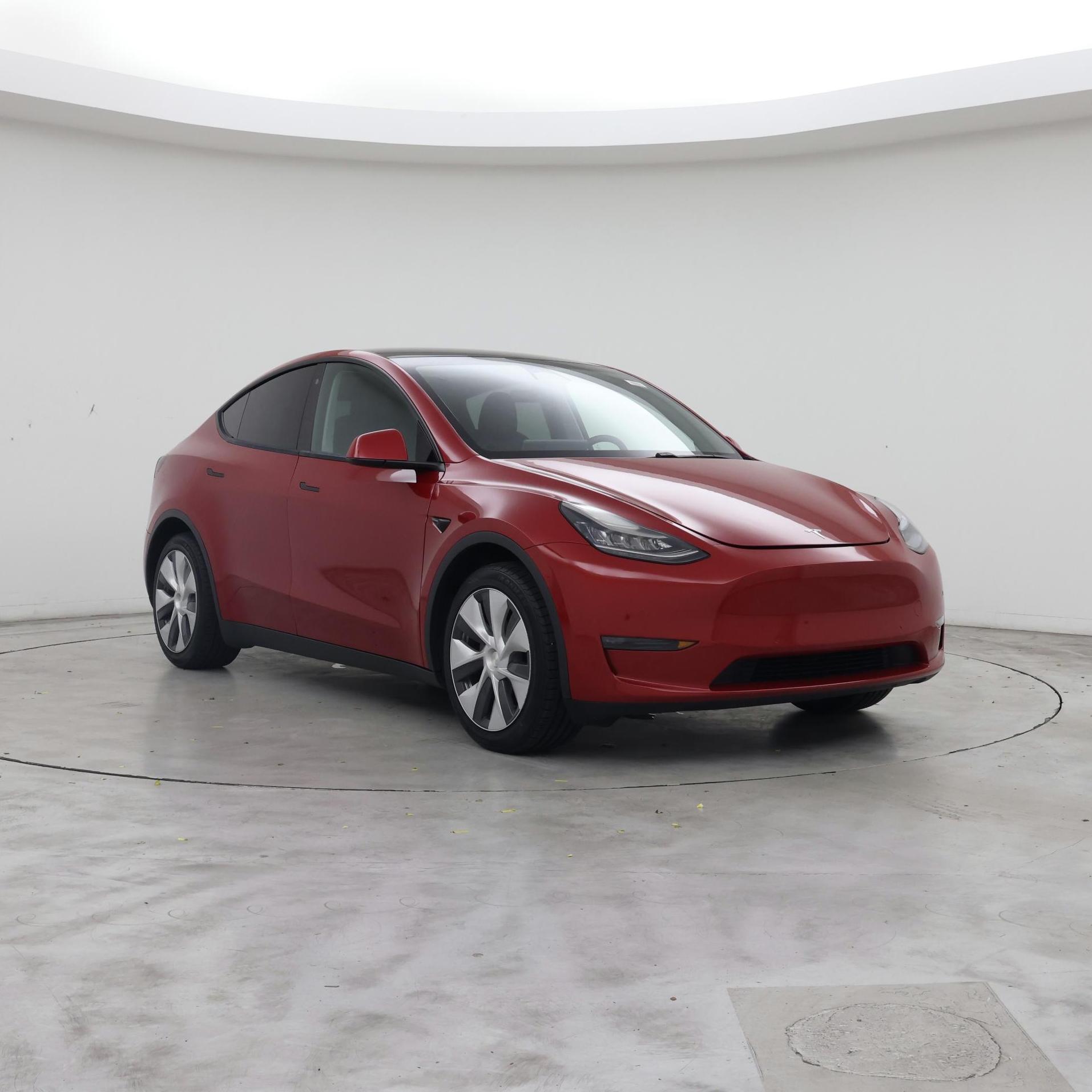 Red 2020 Tesla Model Y Long Range AWD SUV / Crossover All-Wheel Drive Automatic
