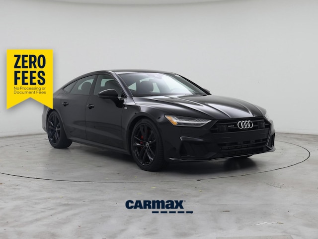 Black 2021 Audi A7 quattro Premium Plus 55 TFSI AWD Sedan All-Wheel Drive Automatic