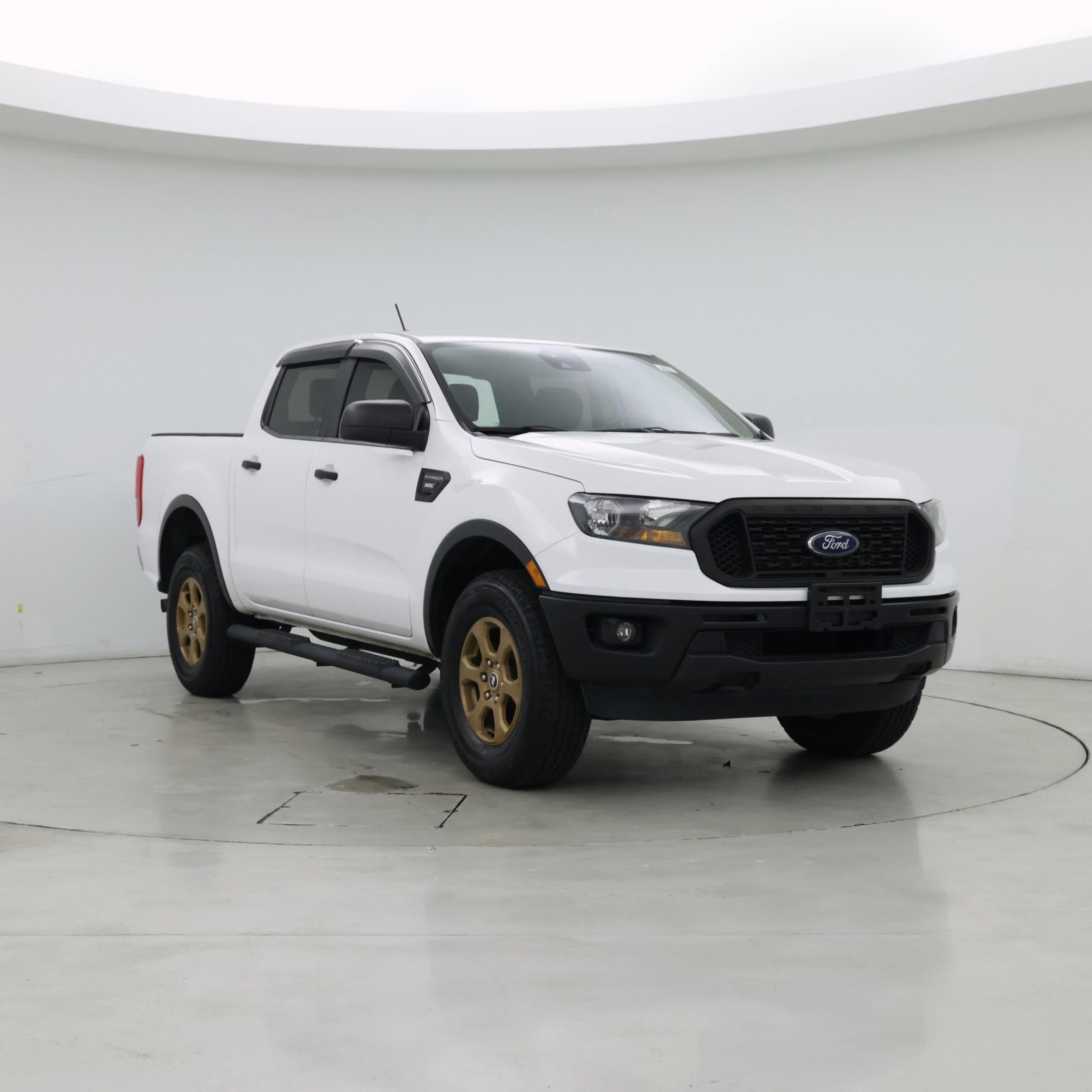 White 2019 Ford Ranger Pickup Truck Four-Wheel Drive Automatic