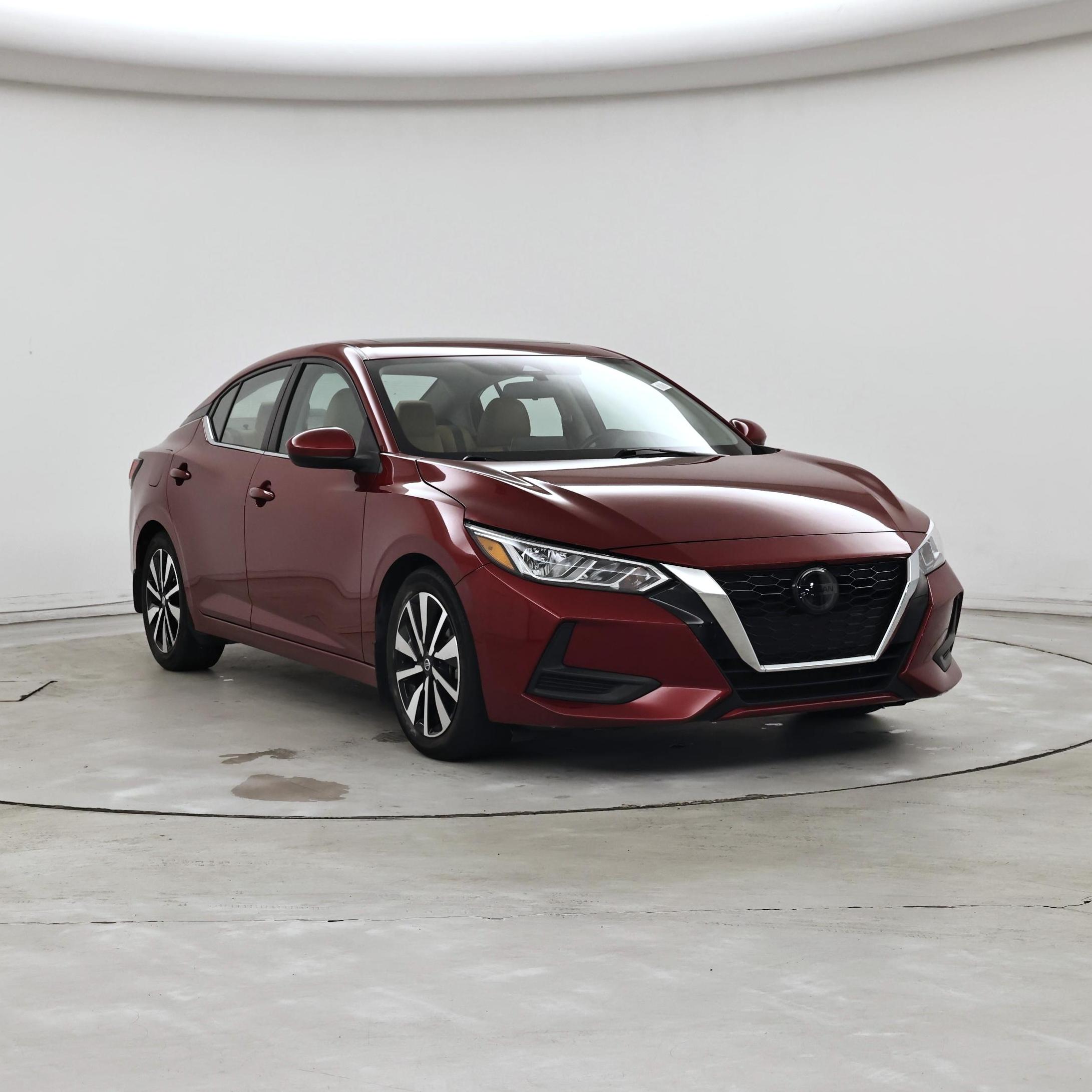 Red 2022 Nissan Sentra Sedan Front-Wheel Drive Automatic