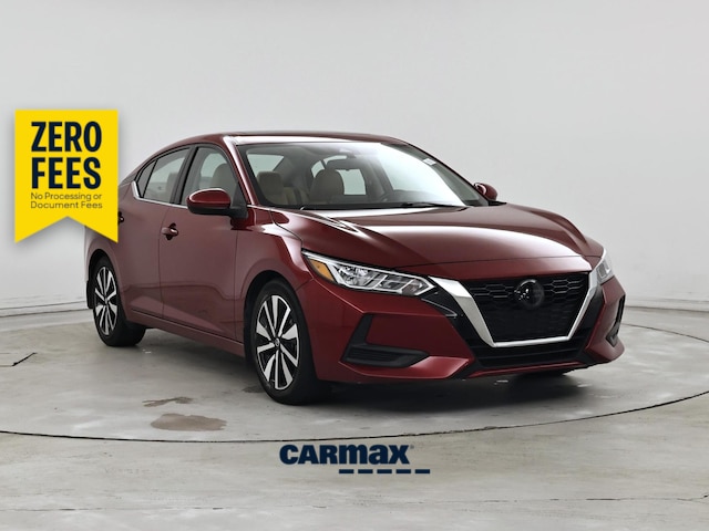Red 2022 Nissan Sentra Sedan Front-Wheel Drive Automatic