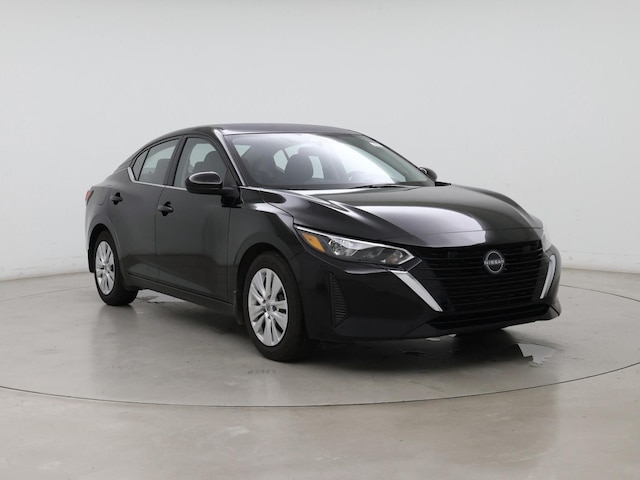 Black 2025 Nissan Sentra S FWD Sedan Front-Wheel Drive Automatic