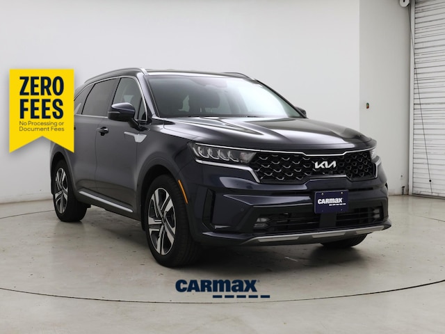 Blue 2023 Kia Sorento Hybrid SUV / Crossover All-Wheel Drive Automatic