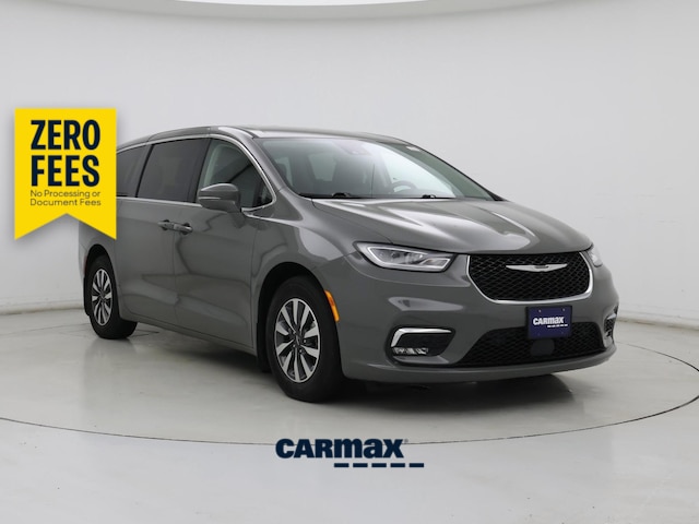 Gray 2022 Chrysler Pacifica Hybrid Minivan Front-Wheel Drive Automatic