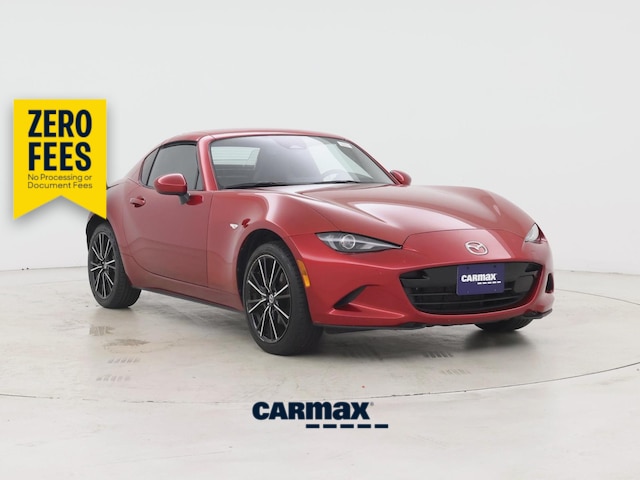 Red 2025 Mazda MX-5 Miata RF Grand Touring RWD Convertible Rear-Wheel Drive Automatic