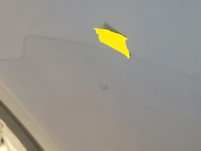 Rear Door Passenger Side Cosmetic Imperfection