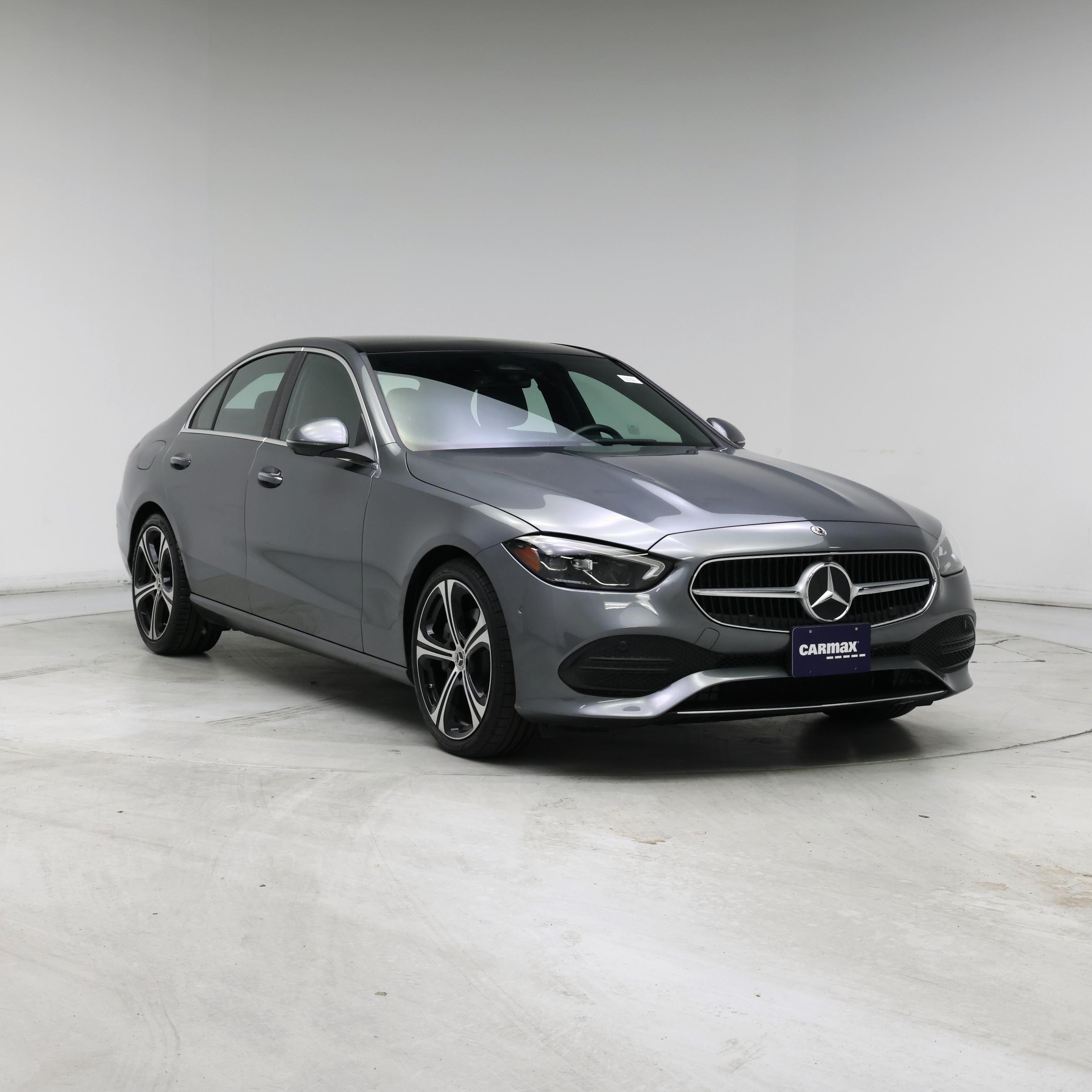 Gray 2023 Mercedes-Benz C-Class C 300 RWD Sedan Rear-Wheel Drive Automatic