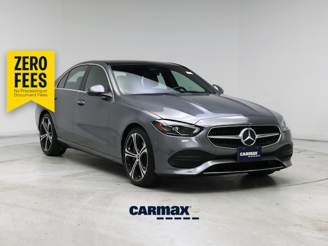 Gray 2023 Mercedes-Benz C-Class C 300 RWD Sedan Rear-Wheel Drive Automatic