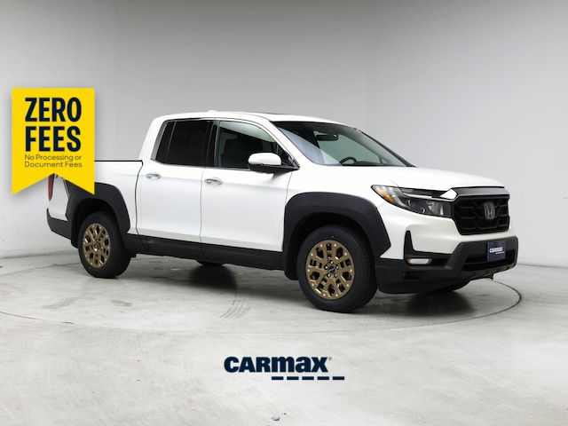 White 2022 Honda Ridgeline RTL-E AWD Pickup Truck All-Wheel Drive Automatic