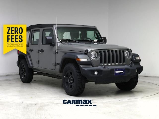 Gray 2023 Jeep Wrangler Sport 4-Door 4WD SUV / Crossover Four-Wheel Drive Automatic