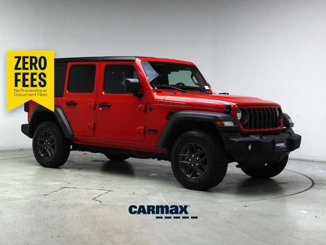 Red 2025 Jeep Wrangler Sport S 4-Door 4WD SUV / Crossover Four-Wheel Drive Automatic