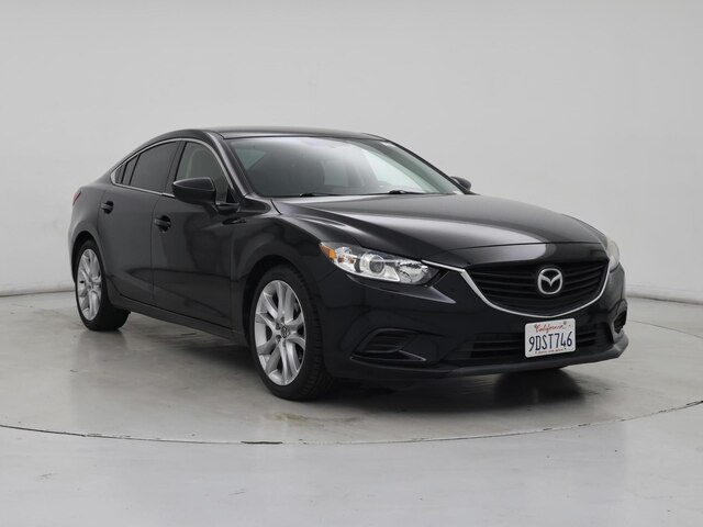 Black 2016 Mazda MAZDA6 i Touring Sedan Front-Wheel Drive Automatic
