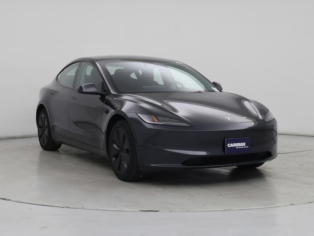 Gray 2024 Tesla Model 3 Long Range RWD Sedan Rear-Wheel Drive Automatic