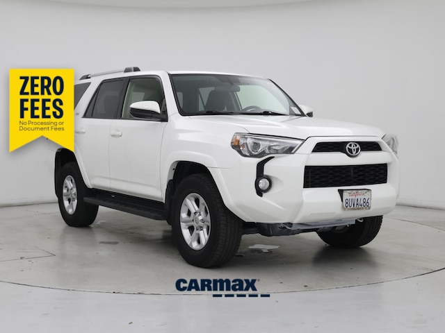 White 2019 Toyota 4Runner SUV / Crossover Four-Wheel Drive Automatic