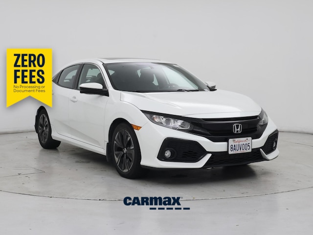 White 2017 Honda Civic Hatchback Hatchback Front-Wheel Drive Automatic