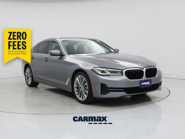 Gray 2023 BMW 5 Series 530i RWD Sedan Rear-Wheel Drive Automatic