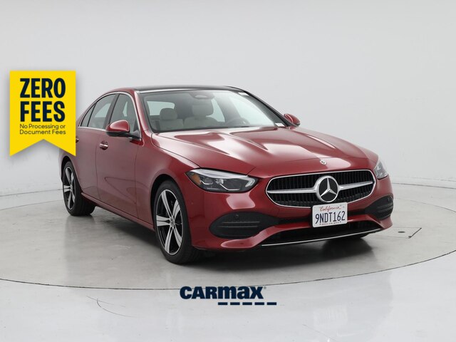 Red 2024 Mercedes-Benz C-Class C 300 4MATIC Sedan All-Wheel Drive Automatic