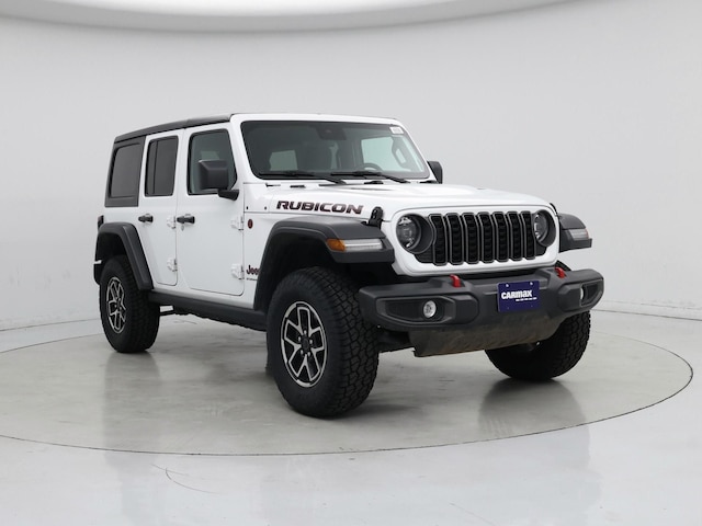 White 2025 Jeep Wrangler Rubicon 4-Door 4WD SUV / Crossover Four-Wheel Drive Automatic