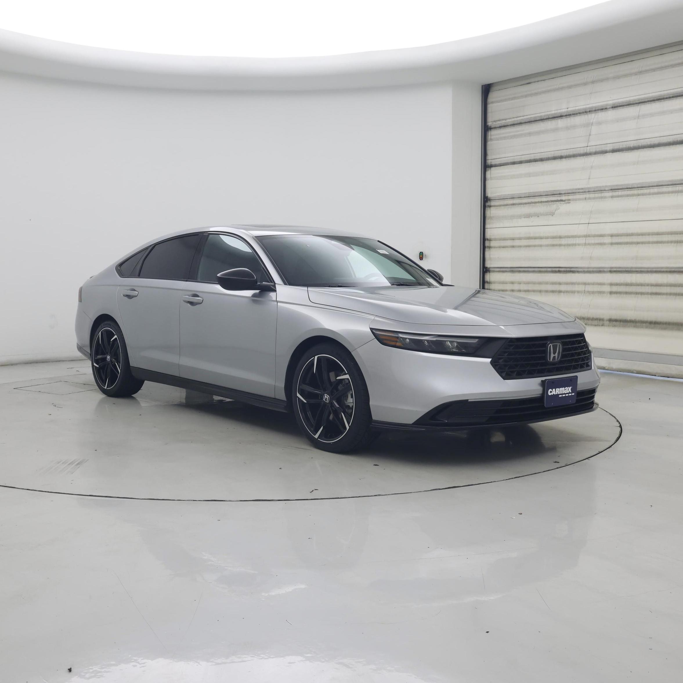 Silver 2024 Honda Accord Hybrid Sedan Front-Wheel Drive Automatic