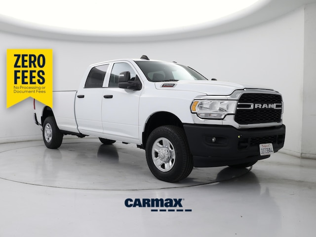 White 2024 RAM 2500 Pickup Truck Four-Wheel Drive Automatic