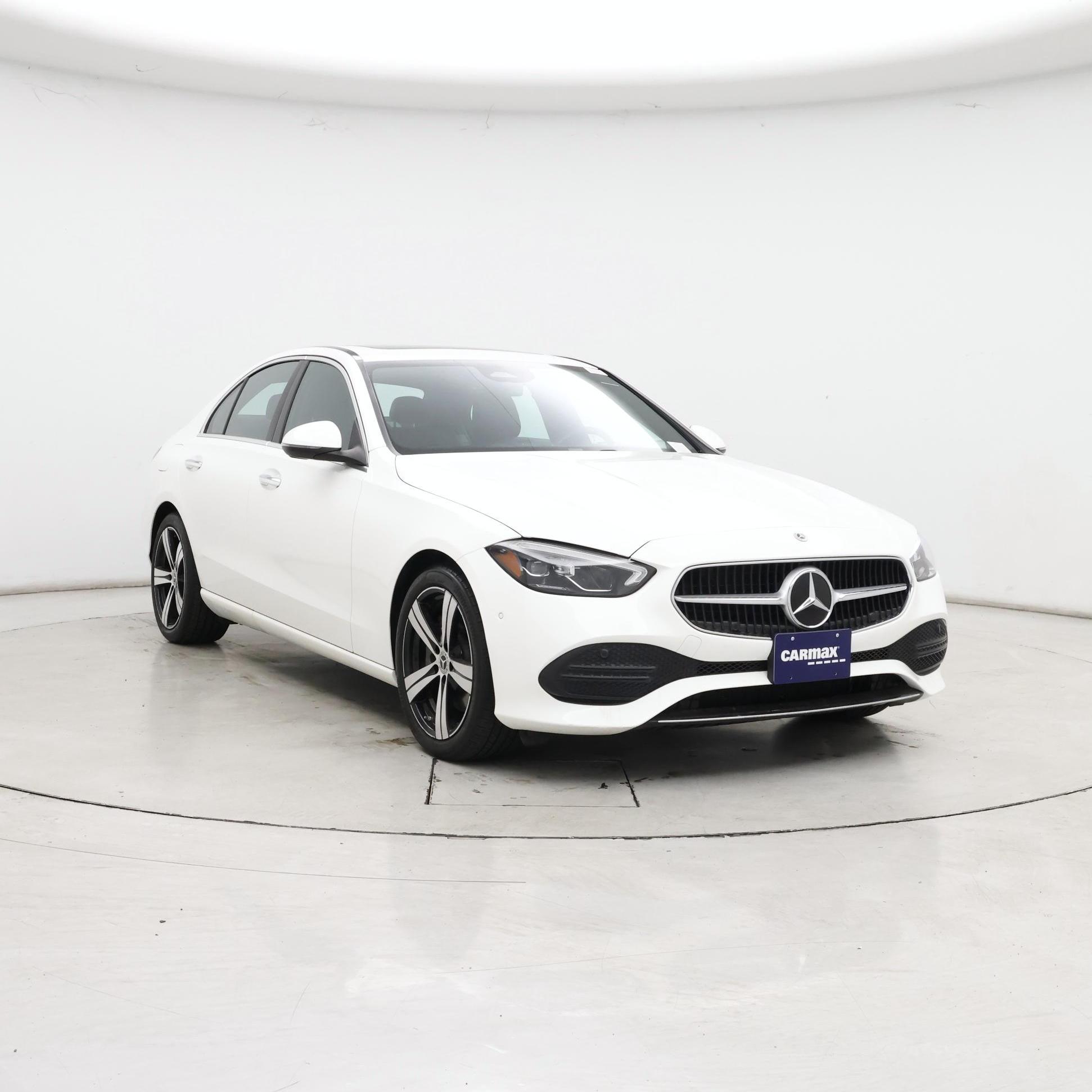 White 2024 Mercedes-Benz C-Class Sedan Rear-Wheel Drive Automatic