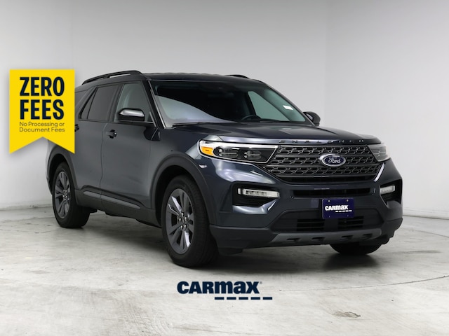 Blue 2023 Ford Explorer SUV / Crossover Rear-Wheel Drive Automatic