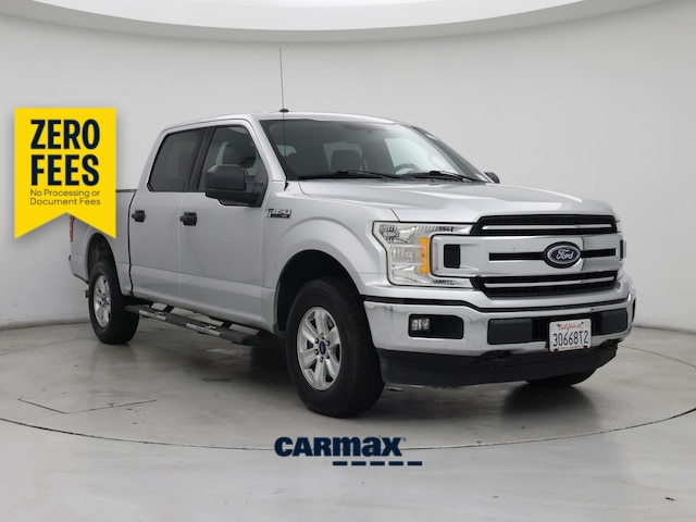 Silver 2018 Ford F-150 Pickup Truck Four-Wheel Drive Automatic