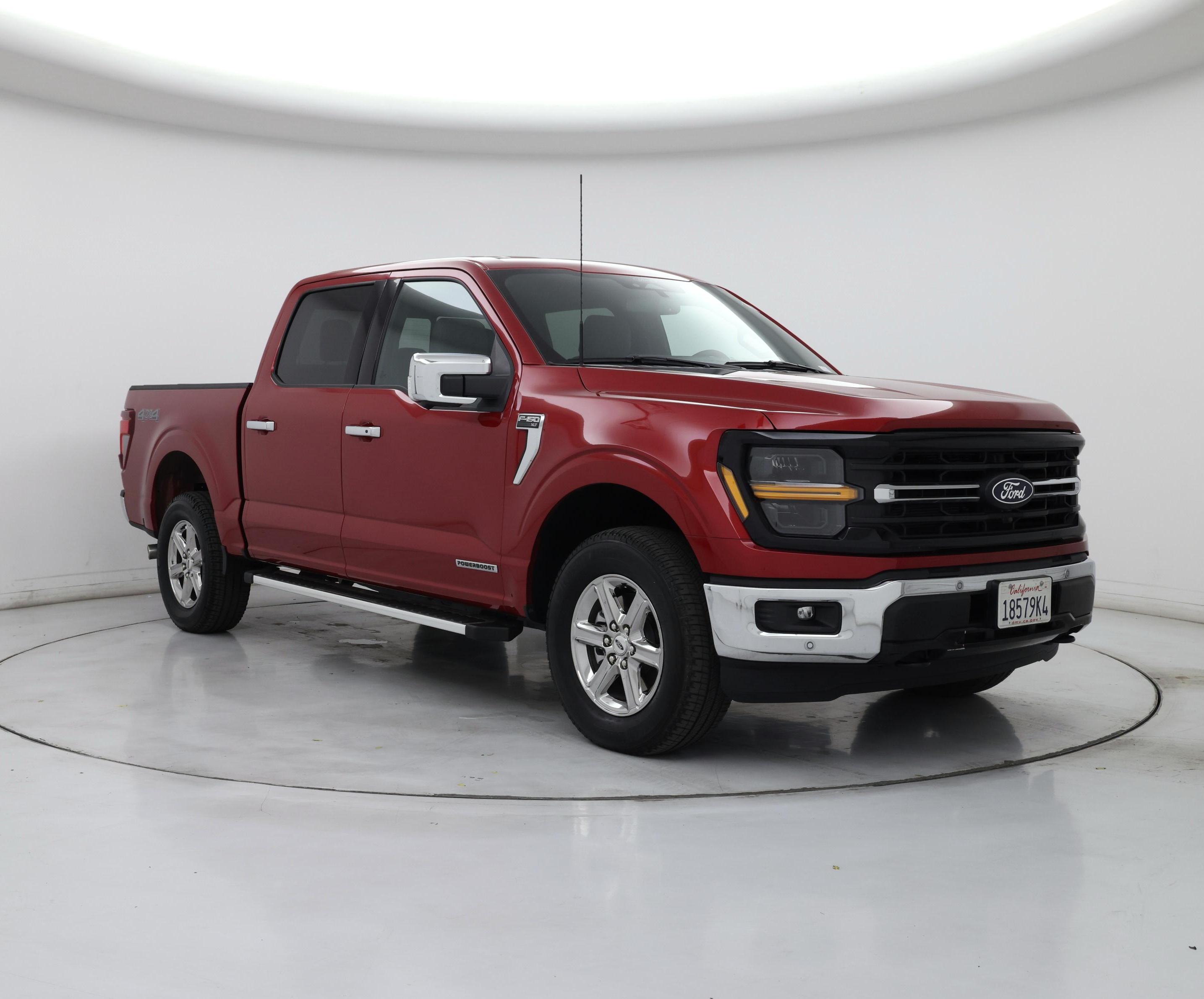Red 2025 Ford F-150 Pickup Truck Four-Wheel Drive Automatic
