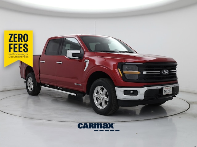 Red 2025 Ford F-150 Pickup Truck Four-Wheel Drive Automatic