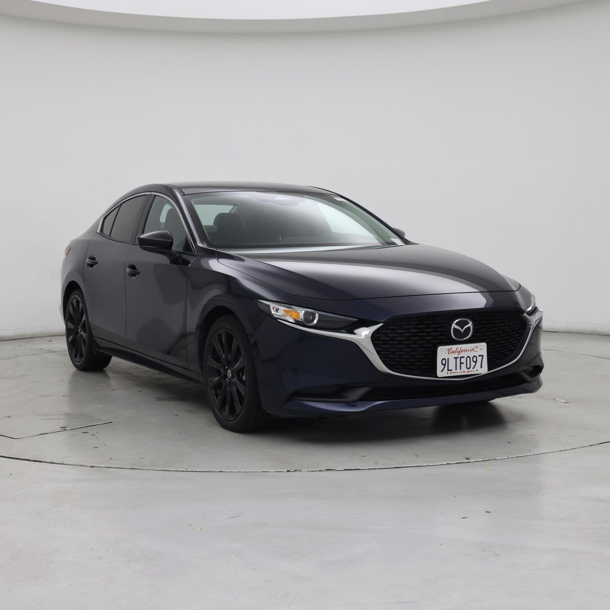 Blue 2024 Mazda MAZDA3 Sedan Front-Wheel Drive Automatic