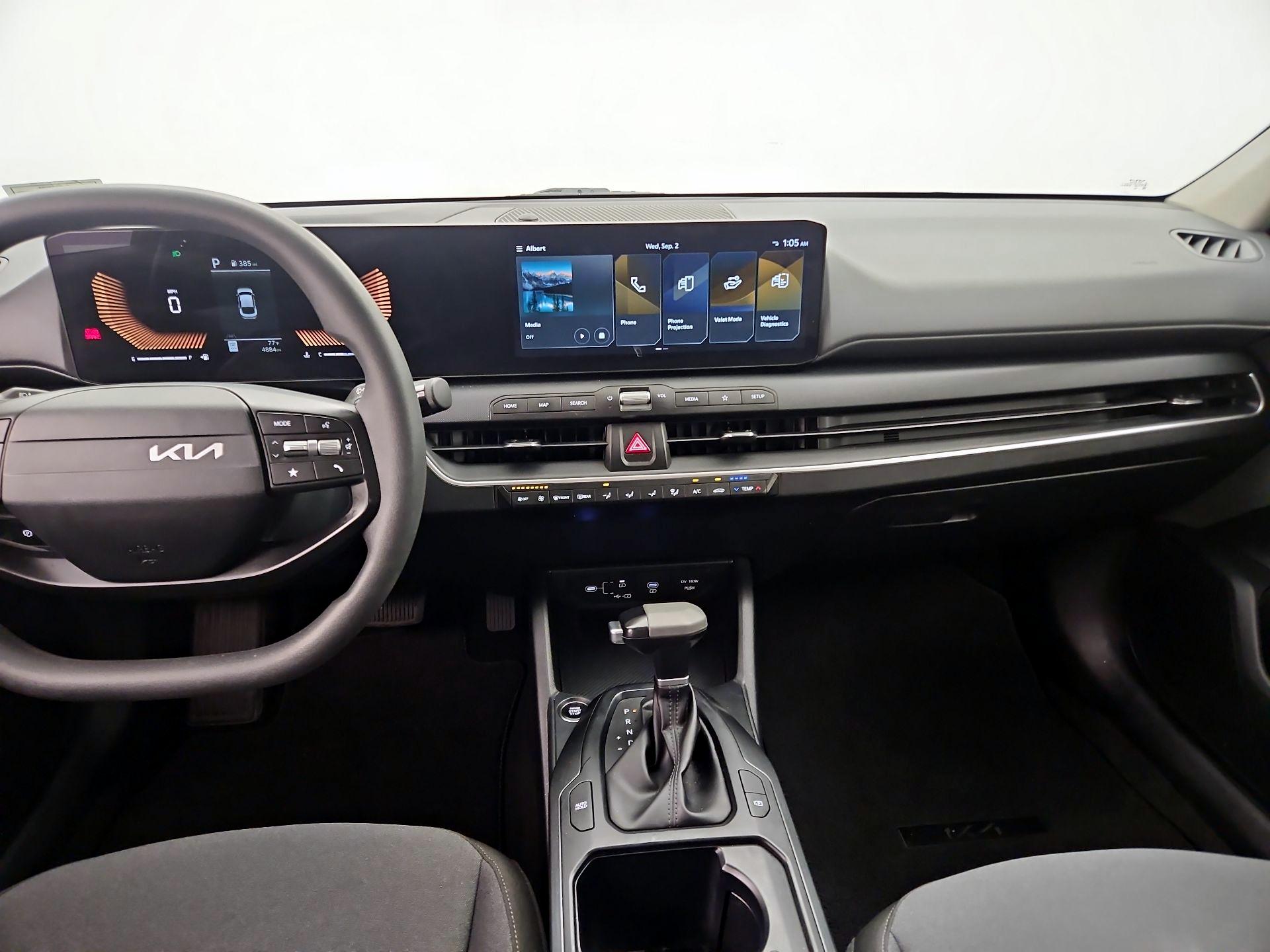Gray 2025 Kia K4 Sedan Front-Wheel Drive Automatic
