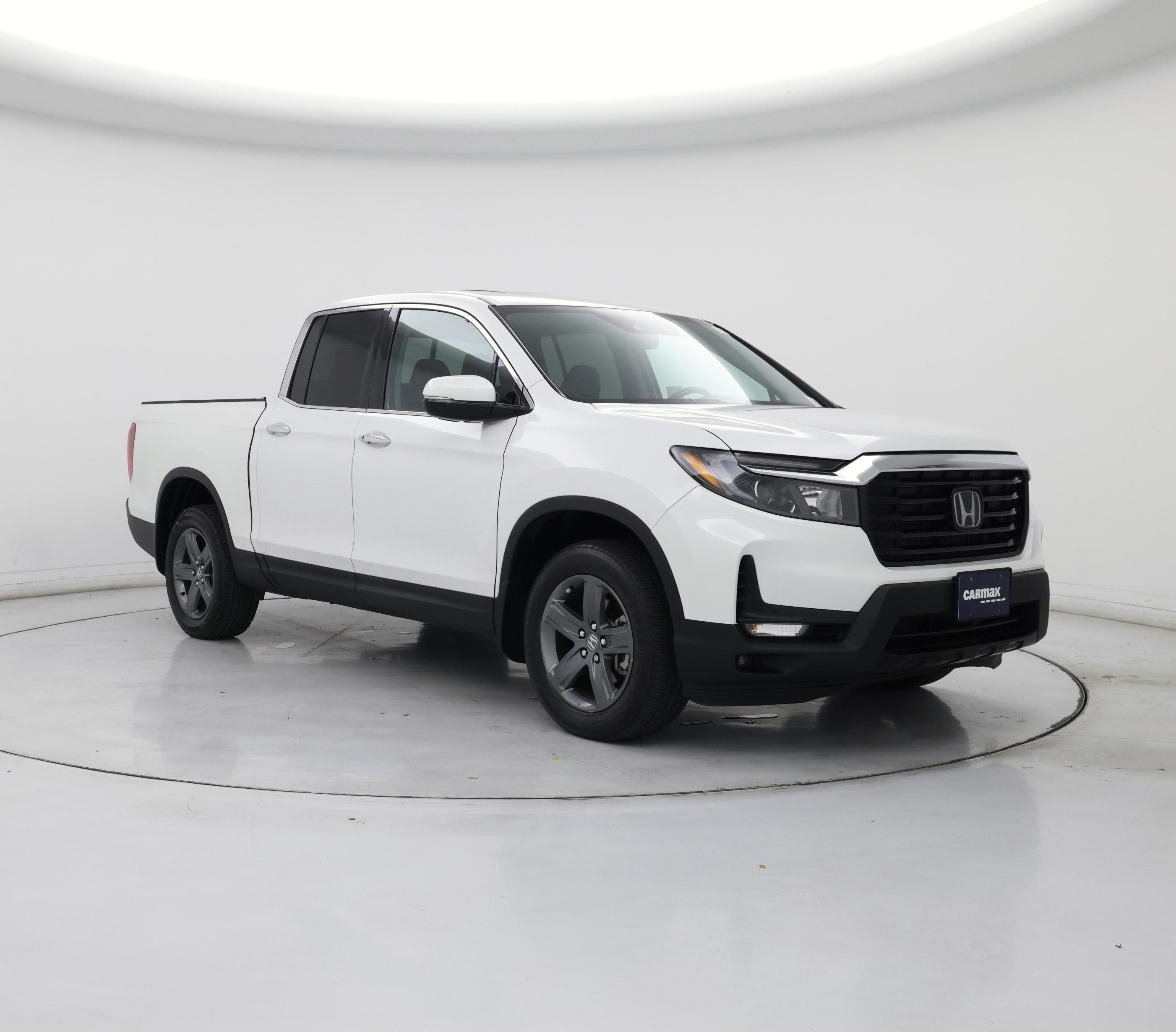 White 2023 Honda Ridgeline Pickup Truck All-Wheel Drive Automatic