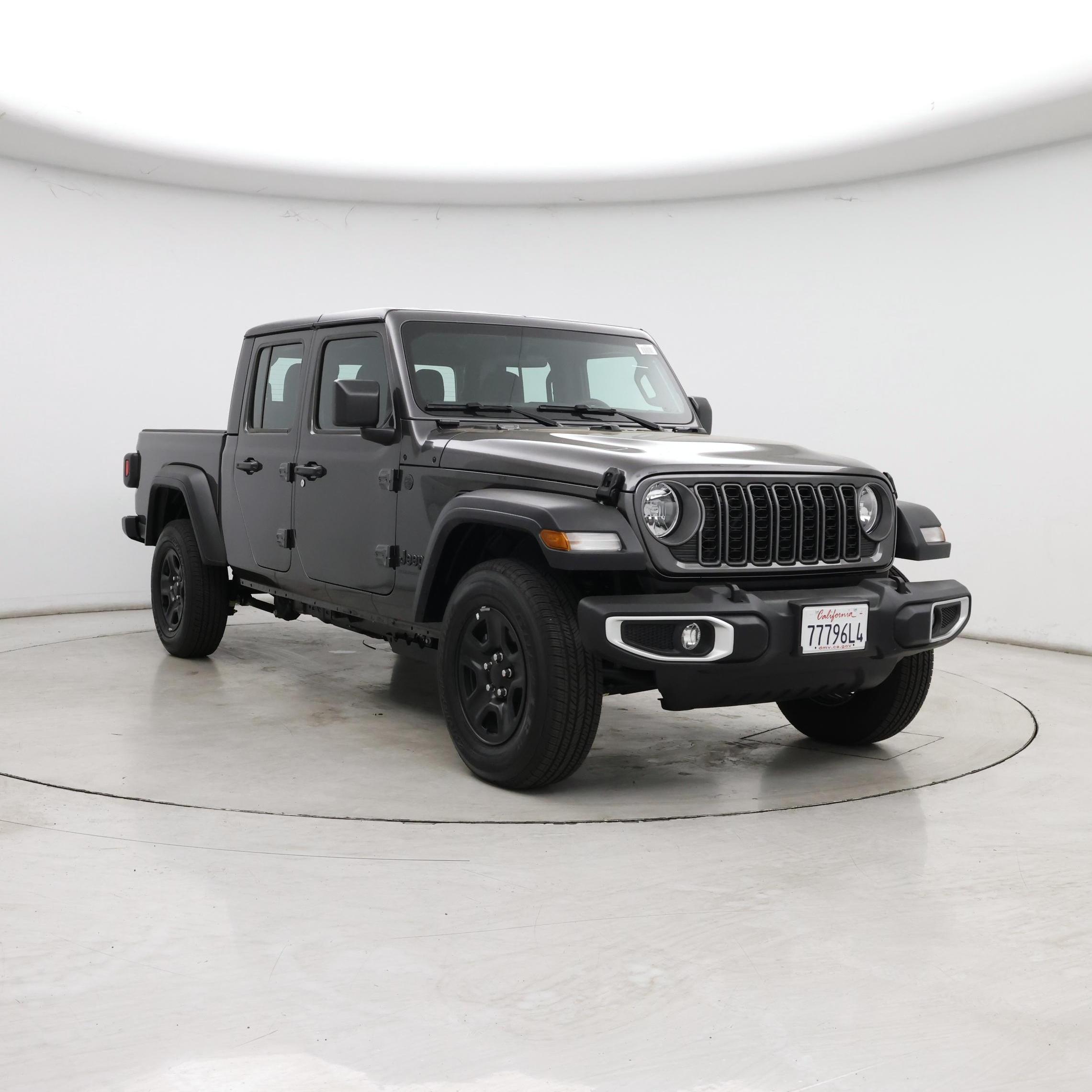 Gray 2026 Jeep Gladiator Pickup Truck Four-Wheel Drive Automatic