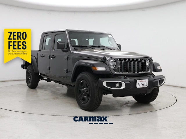 Gray 2026 Jeep Gladiator Pickup Truck Four-Wheel Drive Automatic