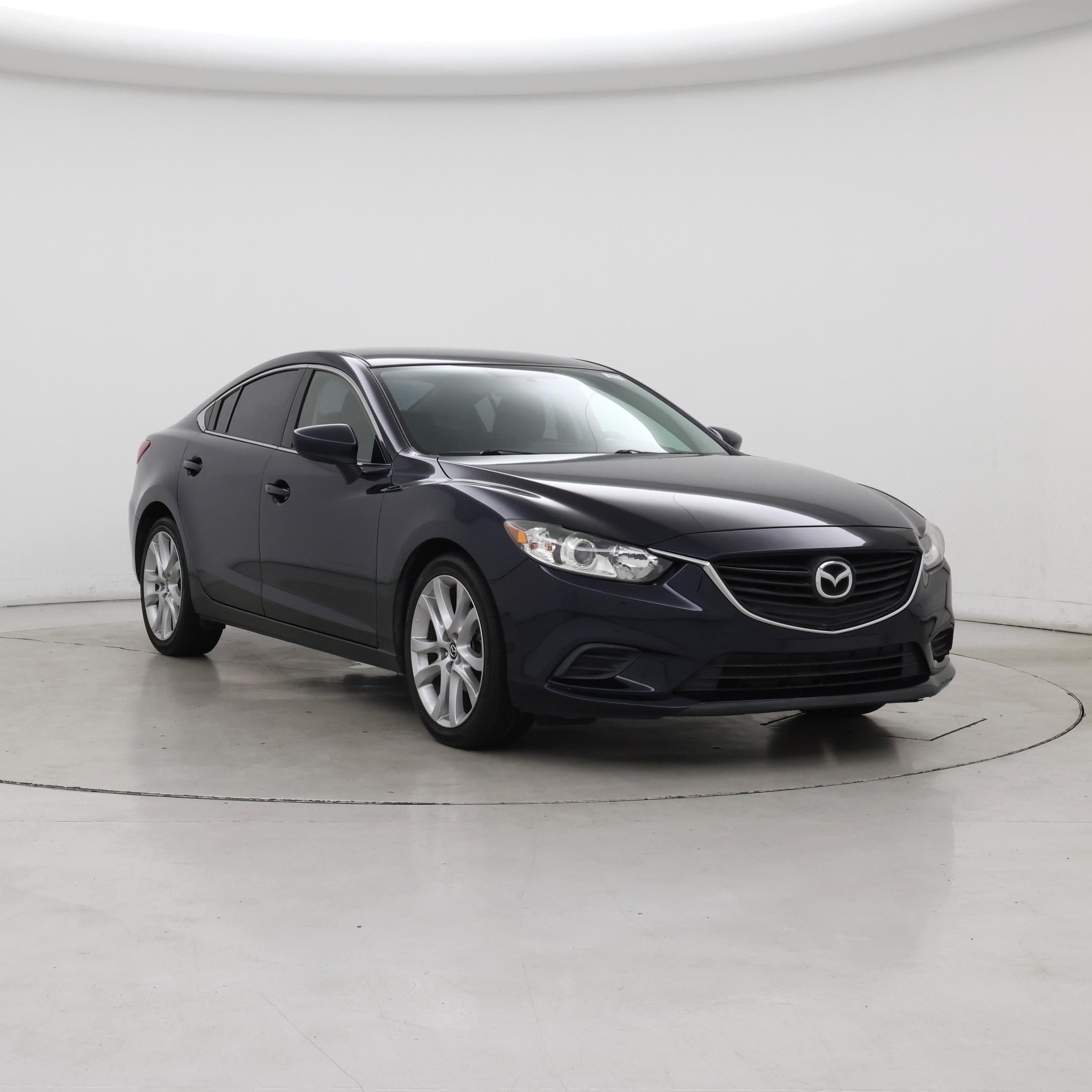 Blue 2016 Mazda MAZDA6 Sedan Front-Wheel Drive Manual