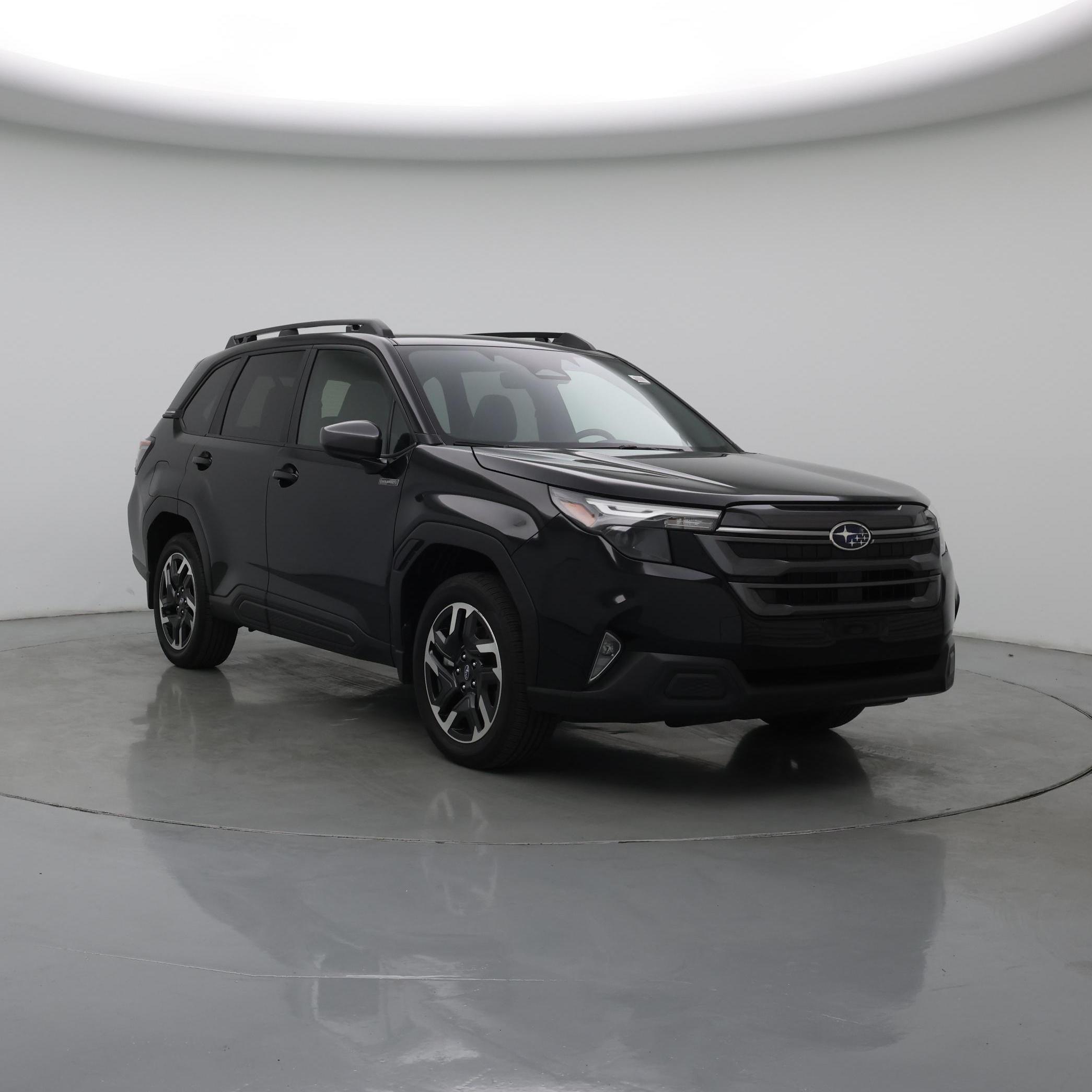 Black 2025 Subaru Forester Hybrid Premium AWD SUV / Crossover All-Wheel Drive Automatic