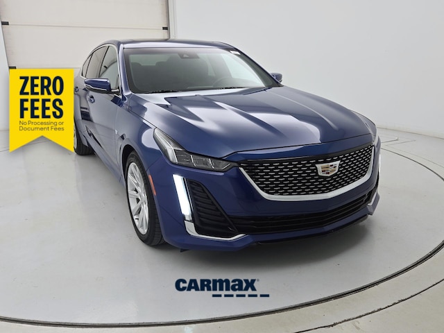 Blue 2020 Cadillac CT5 Luxury Sedan RWD Sedan Rear-Wheel Drive Automatic