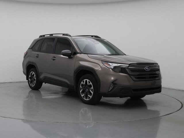 Gray 2025 Subaru Forester Premium Crossover AWD SUV / Crossover All-Wheel Drive Automatic